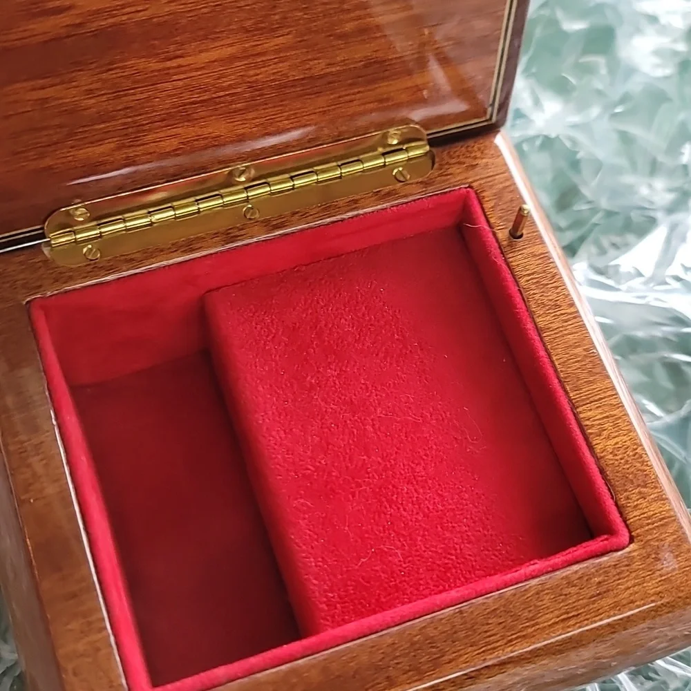 Vintage M.J. Hummel Bucherer RODI Reuge Swiss Music Jewelry Box Mozart